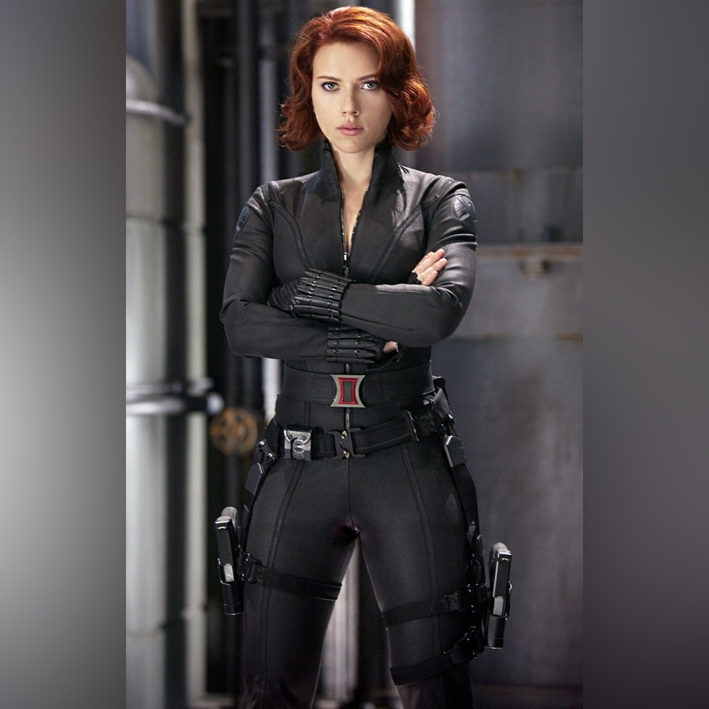 Marvel Black Widow Costume Catsuit Small Belt Included